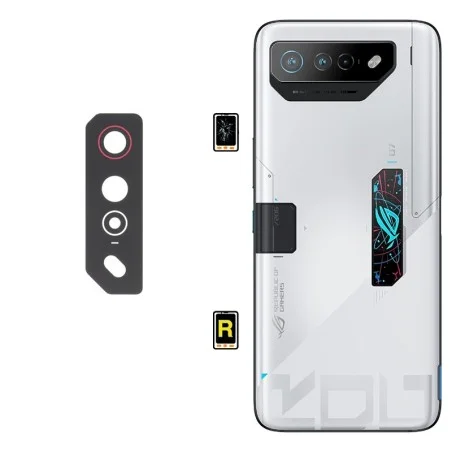 Cambiar Cristal Cámara Trasera Asus ROG Phone 7 Ultimate