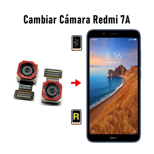 Cambiar Cámara Trasera Redmi 7A M1903C3EC