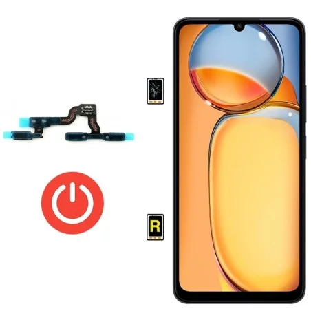 Cambiar Botón de Encendido Xiaomi Redmi 13C 4G