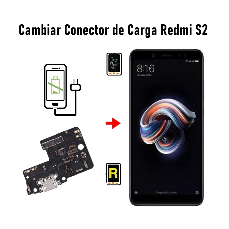 Cambiar Conector De Carga Redmi S2