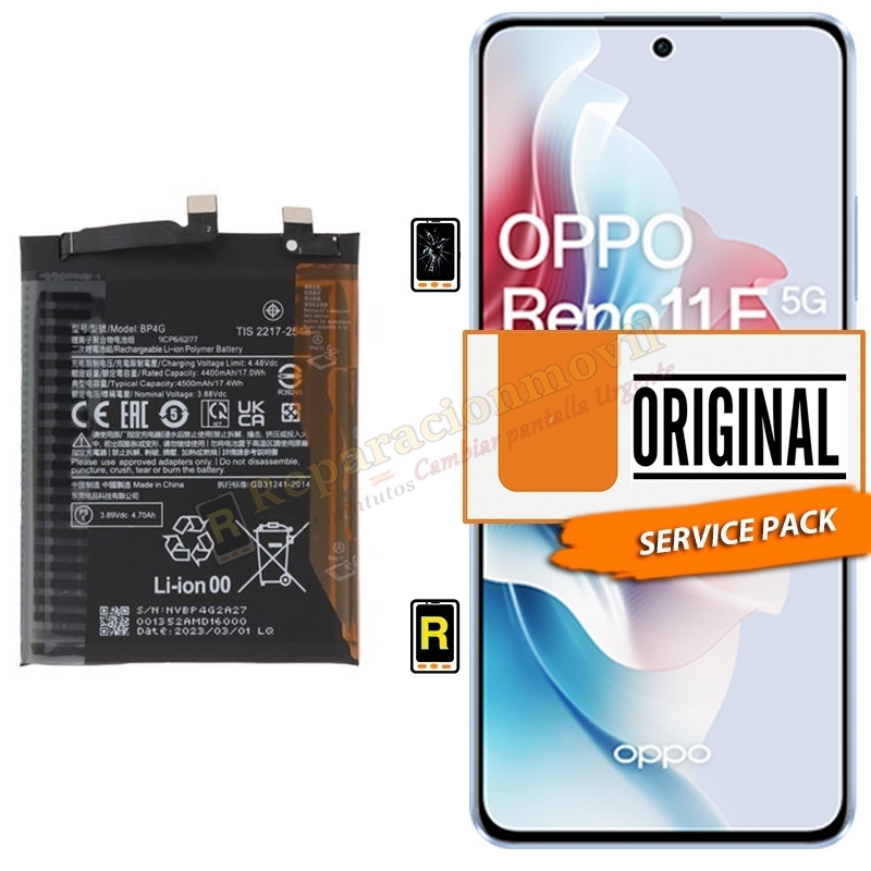 Cambiar Batería Oppo Reno 11F 5G Original