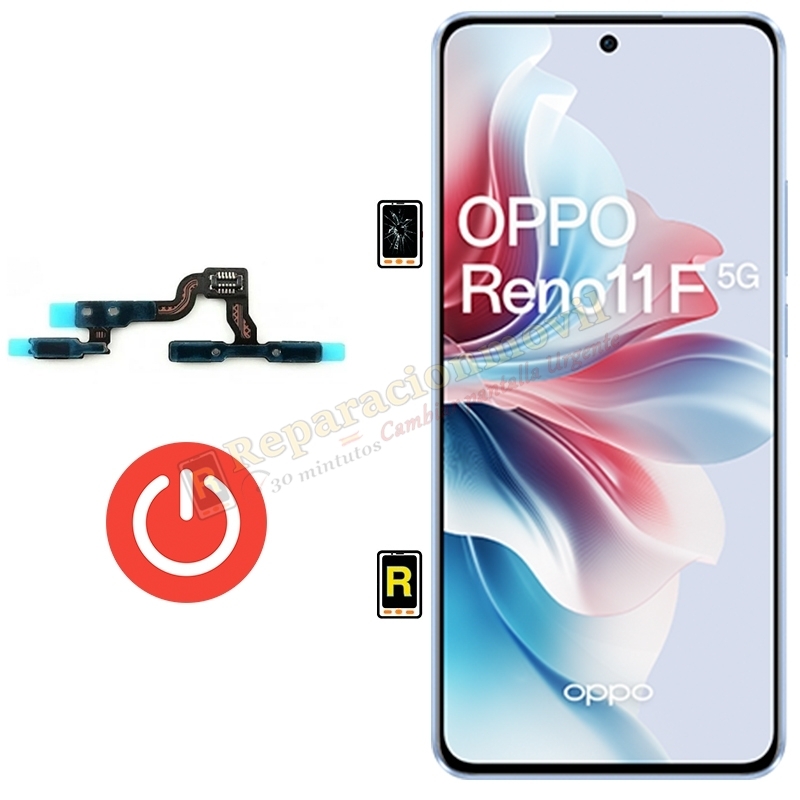 Cambiar Botón de Encendido Oppo Reno 11F 5G