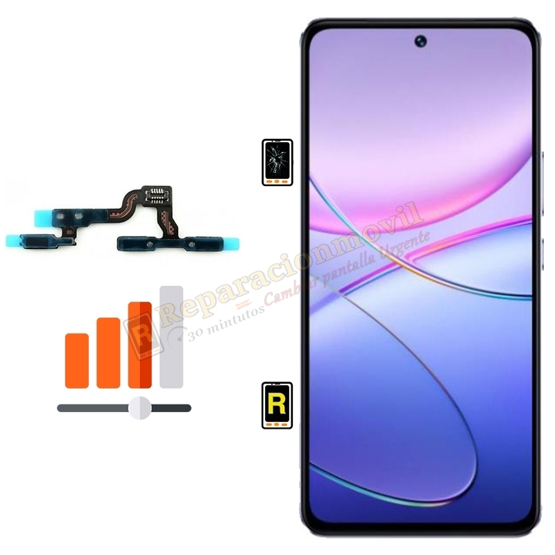 Cambiar Botón de Volumen Realme Note 50