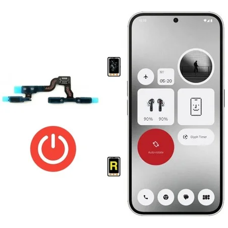 Cambiar Botón de Encendido Nothing Phone 2A | Garantía y Servicio Rápido en Madrid