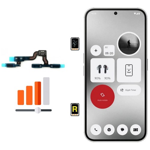 Cambiar Botón de Volumen Nothing Phone 2A | Garantía y Servicio Rápido en Madrid