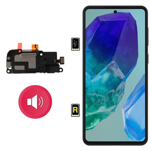 Cambiar Altavoz de Música Samsung Galaxy M55 5G | Garantía y Servicio Rápido en Madrid
