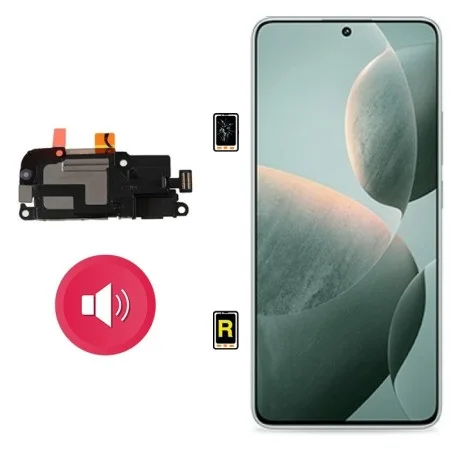 Cambiar Altavoz de Música Xiaomi Poco F6 Pro | Garantía y stock Disponible