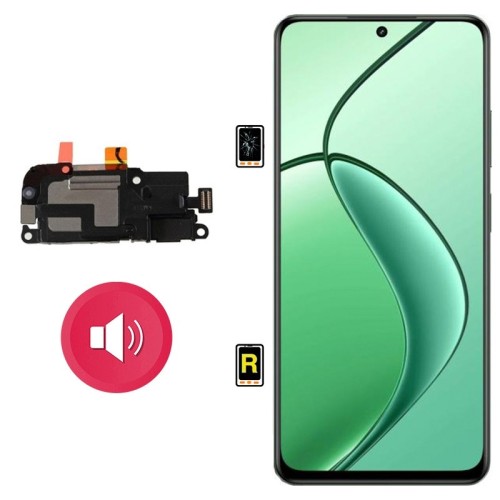 Cambiar Altavoz de Música Realme 12 5G | Garantía y stock Disponible