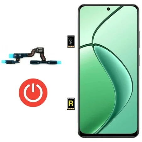 Cambiar Botón de Encendido Realme 12 Plus 5G | Servicio Técnico Realme en Madrid