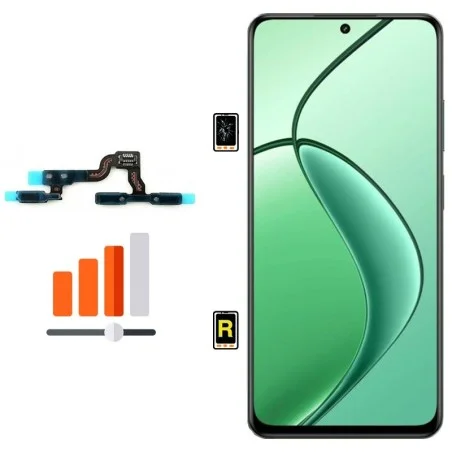 Cambiar Botón de Volumen Realme 12 Plus 5G