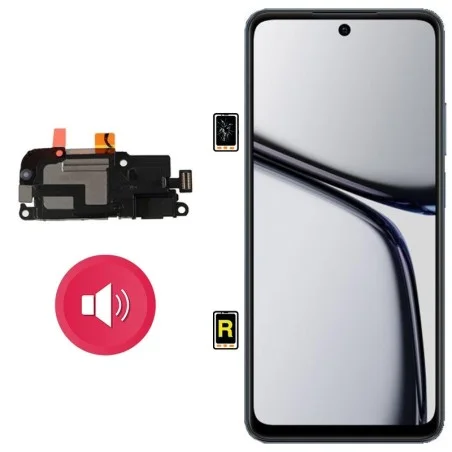 Cambiar Altavoz de Música Realme C65 | Garantía y Servicio Rápido en Madrid