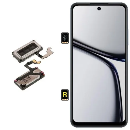Cambiar auricular de llamada Realme C65 | Garantía y Servicio Rápido en Madrid