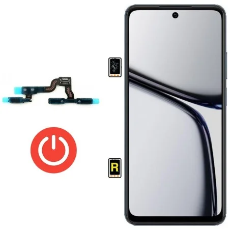 Cambiar Botón de Encendido Realme C65