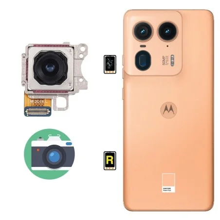Cambiar Cámara Trasera Motorola Edge 50 Ultra | Servicio rápido, garantía y presupuesto gratuito.