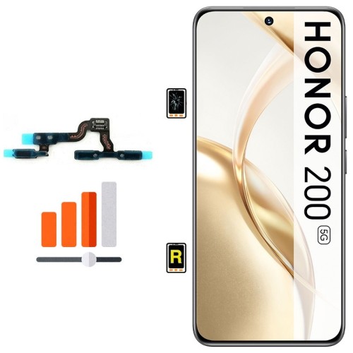 Cambiar Botón de Volumen Honor 200 | Servicio rápido, garantía y presupuesto gratuito.