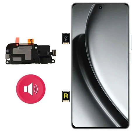 Cambiar Altavoz de Música Realme GT 6 | Garantía y stock Disponible