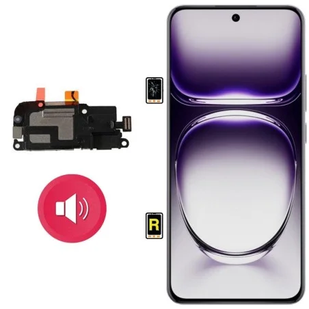 Cambiar Altavoz de Música Oppo Reno 12 5G | Garantía y stock Disponible