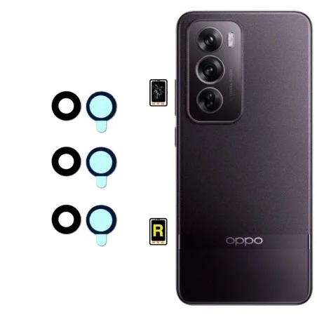 Cambiar Cristal Cámara Trasera Oppo Reno 12 5G | Garantía y stock Disponible
