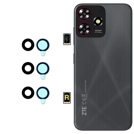 Cambiar Cristal Cámara Trasera ZTE Blade A73 | Garantía y stock Disponible