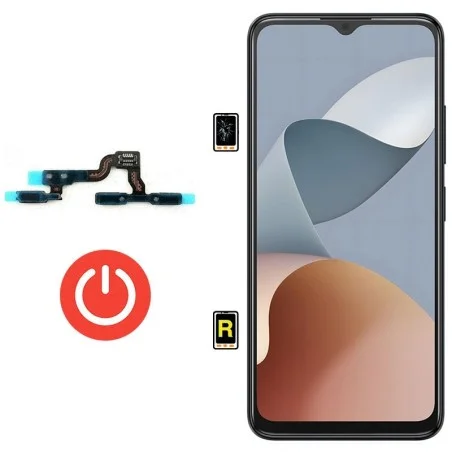 Cambiar Botón de Encendido ZTE Blade A73 | Garantía y stock Disponible