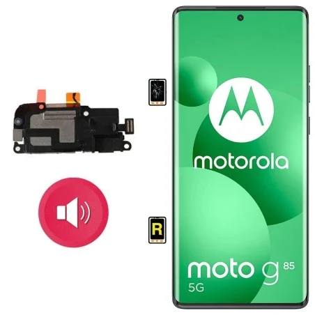 Cambiar Altavoz de Música Motorola Moto G85 5G | Garantía y Servicio Rápido en Madrid