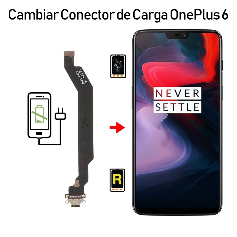 Cambiar Conector De Carga Oneplus 6