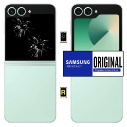 Cambiar Pantalla Externa Samsung Galaxy Z Flip 6 | Garantía y stock Disponible