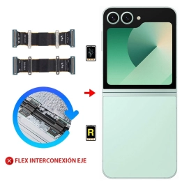Cambiar Flex Spin Axis Samsung Galaxy Z Flip 6 | Garantía y stock Disponible