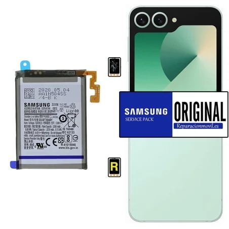 Cambiar Batería Original Principal Samsung Galaxy Z Flip 6 | Servicio rápido, garantía y presupuesto gratuito.