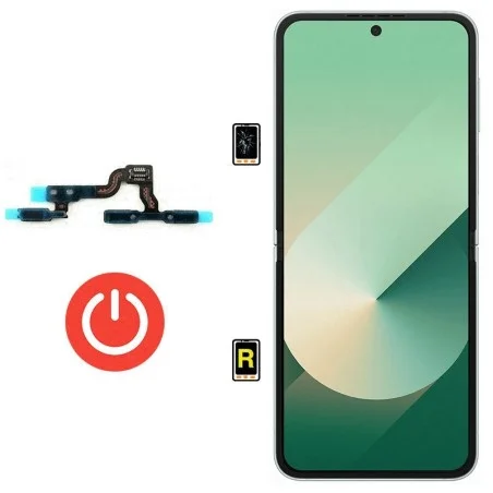 Cambiar Botón de Encendido Samsung Galaxy Z Flip 6 | Servicio rápido, garantía y presupuesto gratuito.