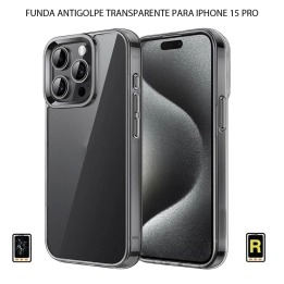 Funda Antigolpe Transparente iPhone 15 Pro | Garantía y stock Disponible