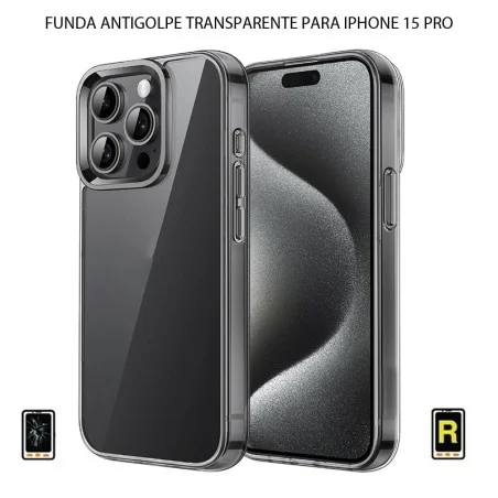 Funda Antigolpe Transparente iPhone 15 Pro | Garantía y Servicio Rápido en Madrid