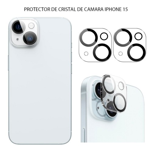 Protector Cristal Cámara Trasera iPhone 15 | Reparar iPhone 15 Madrid