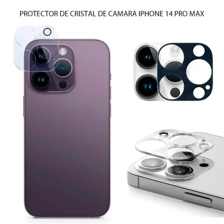 Protector Cristal Cámara Trasera iPhone 14 Pro Max | Garantía y stock Disponible