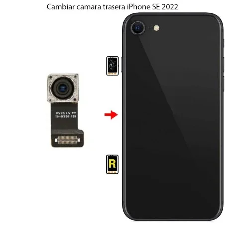 Cambiar Cámara Trasera iPhone SE 2022 | Garantía y stock Disponible