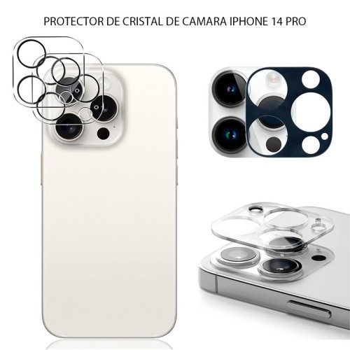 Protector Cristal Cámara Trasera iPhone 14 Pro | Garantía y Servicio Rápido en Madrid