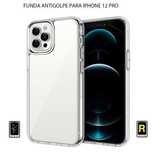 Funda Antigolpe iPhone 12 Pro Gel Transparente | Garantía y stock Disponible