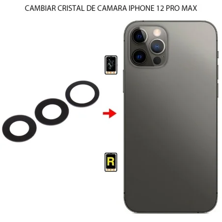 Cambiar Cristal Cámara iPhone 12 Pro Max