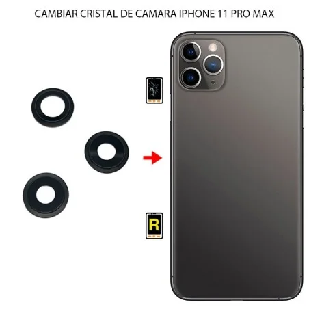 Cambiar Cristal Cámara iPhone 11 Pro Max