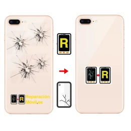 Cambiar Cristal Tapa iPhone 8 Plus