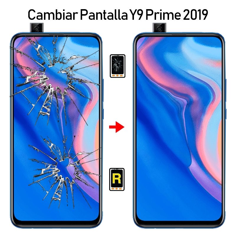 Cambiar Pantalla Huawei Y9 Prime 2019 | Reparar Huawei Madrid