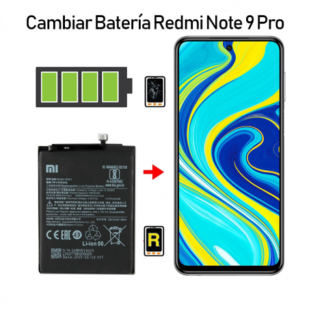 Cambiar Batería Original Redmi Note 9S BN55