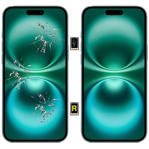 Cambiar Cristal de Pantalla iPhone 16 Plus