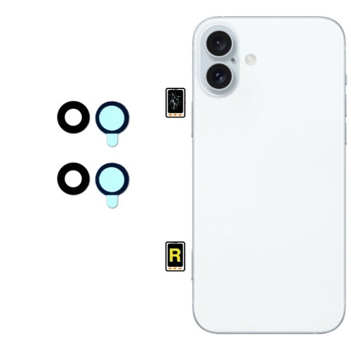 Cambiar Cristal Cámara Trasera iPhone 16 Plus