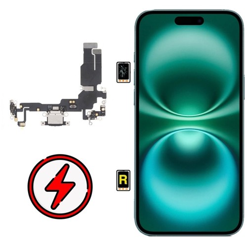 Cambiar Conector de Carga iPhone 16 Plus