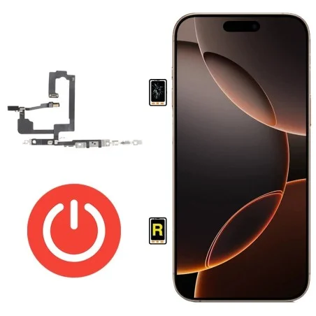 Cambiar Botón de Encendido iPhone 16 Pro Max