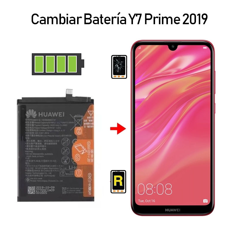 Cambiar Batería Huawei Y7 Prime 2019