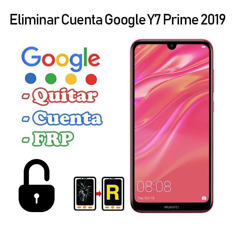 Eliminar Cuenta Google Huawei Y7 Prime 2019