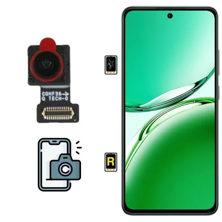 Cambiar Cámara Frontal Oppo Reno 12 FS | Garantía y stock Disponible