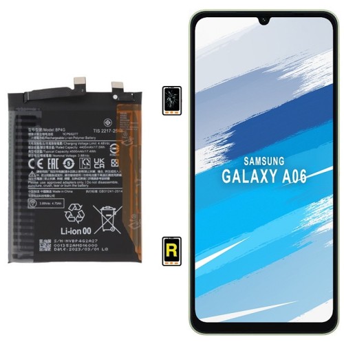 Cambiar Batería Samsung Galaxy A06 | Garantía y stock Disponible